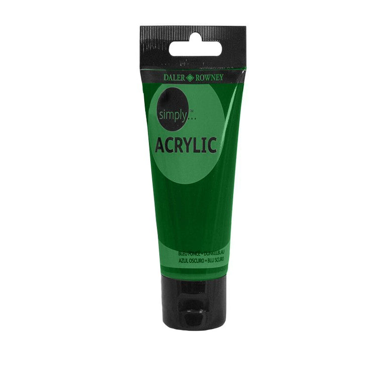Culoare acrilică pentru începători, permanentă, bază de rășină acrilică, 75 ml, Simply Daler Rowney - Pictorul Fericit