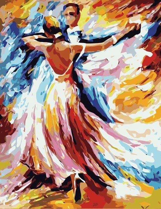 Dancing Vibes - Pictură pe numere - Pictorul Fericit