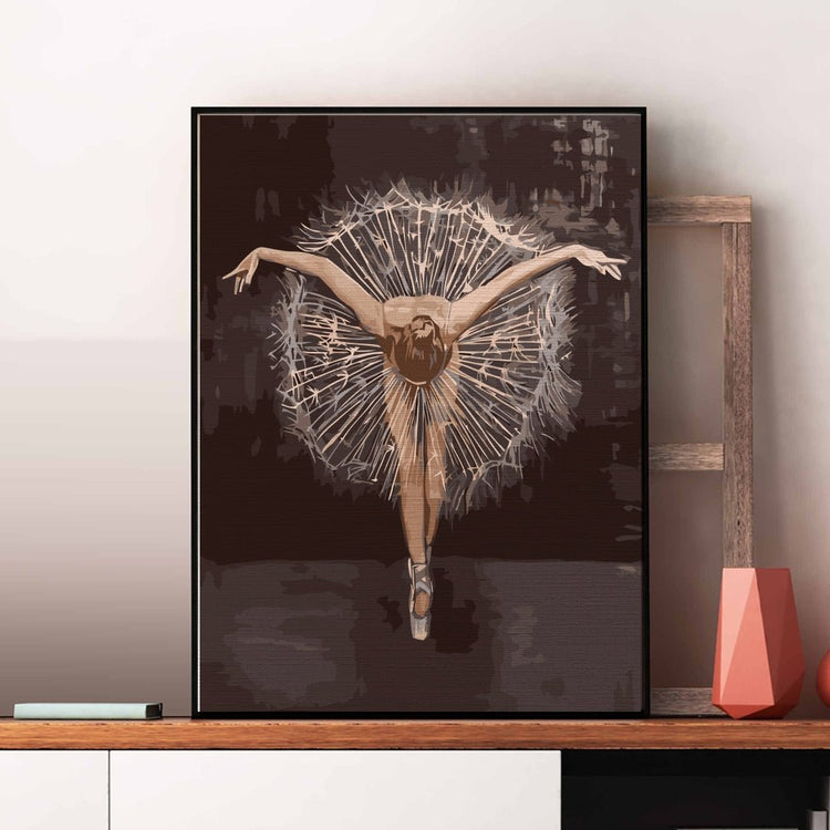 Dandelion art - Pictură pe numere - Pictorul Fericit