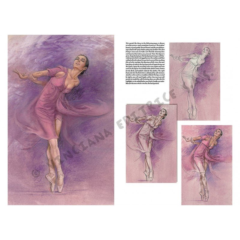 Dansatoare, manual nr. 30 cu ilustrații, colecția Leonardo, Vinciana Editrice - Pictorul Fericit
