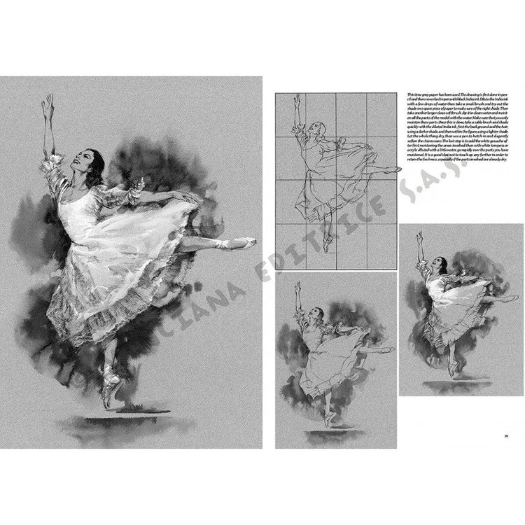 Dansatoare, manual nr. 30 cu ilustrații, colecția Leonardo, Vinciana Editrice - Pictorul Fericit