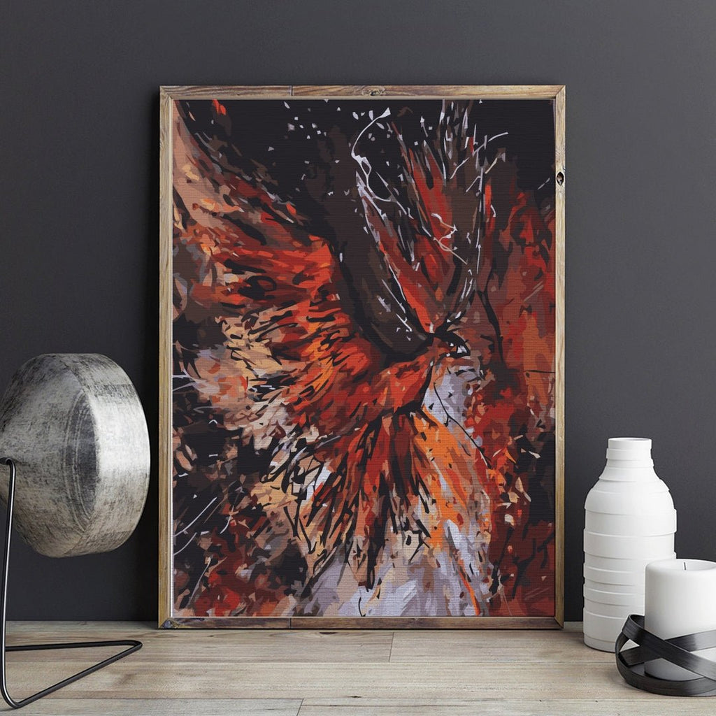 Dark phoenix - pictură pe numere