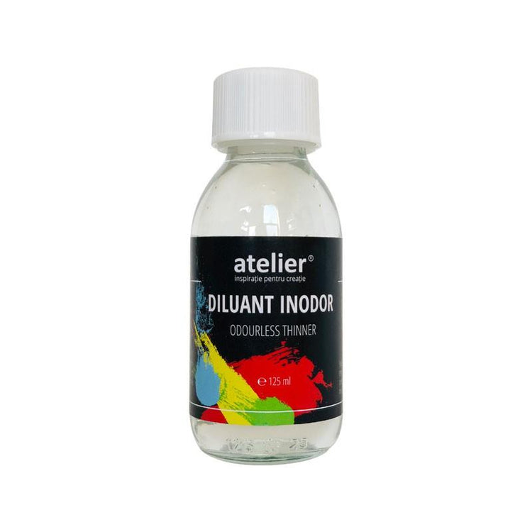 Diluant inodor, înlocuitor terebentină, 125 ml, Atelier - Pictorul Fericit