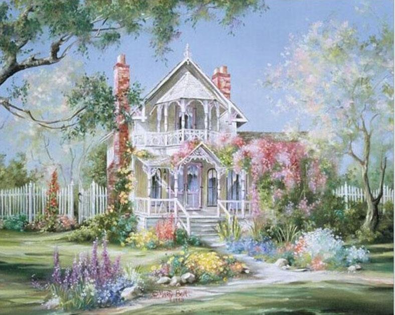 DREAM HOUSE - Pictură pe numere - Pictorul Fericit