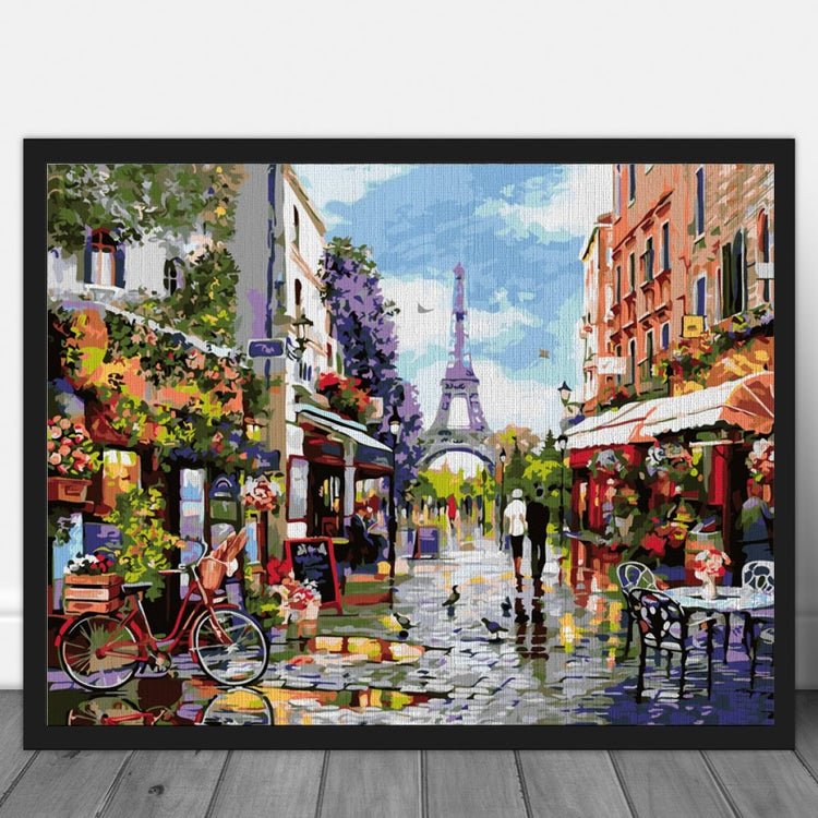 Eiffel in love - Pictură pe numere - Pictorul Fericit