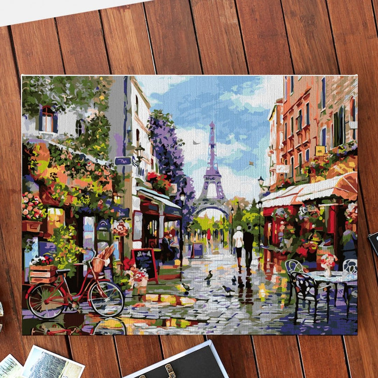 Eiffel in love - Pictură pe numere - Pictorul Fericit