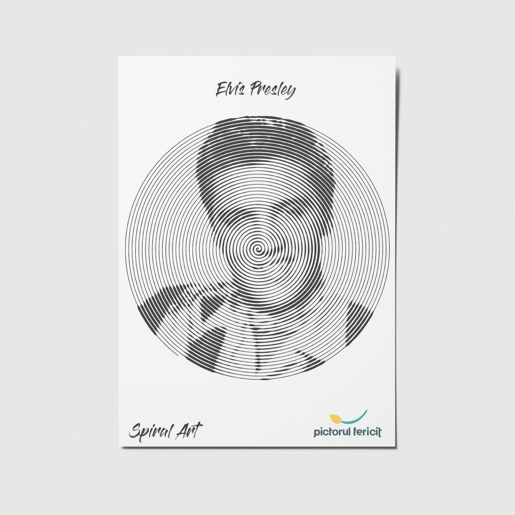 Elvis presley - spiral art