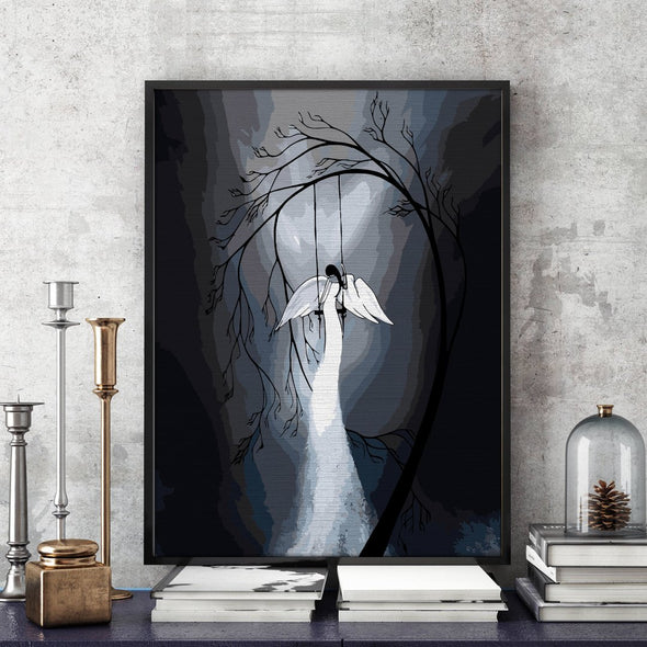 Fallen angel - Pictură pe numere - Pictorul Fericit
