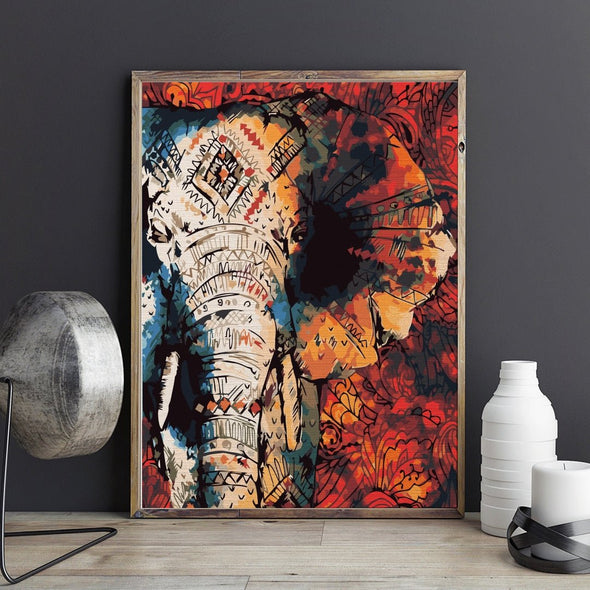 Feng Shui elephant - Pictură pe numere - Pictorul Fericit