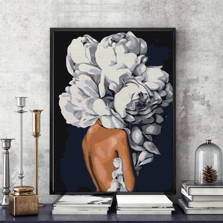 Flower girl - Pictură pe numere - Pictorul Fericit