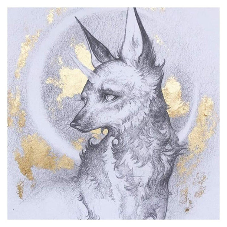 Foiță cu transfer schlagmetal imitație aur 14x14 cm