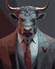 Formal bull - Pictură pe numere
