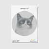 Grumpy Cat - Spiral Art