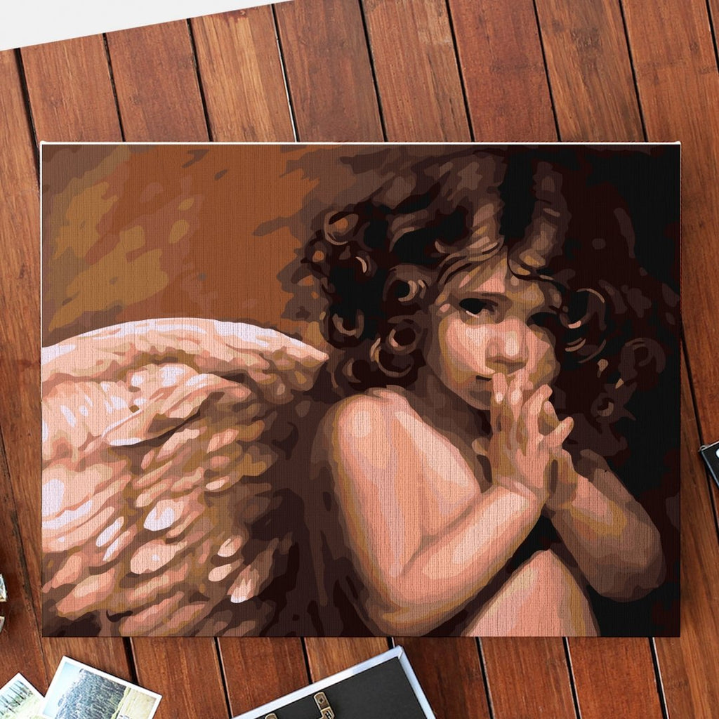Guardian Angel - Pictură pe numere - Pictorul Fericit