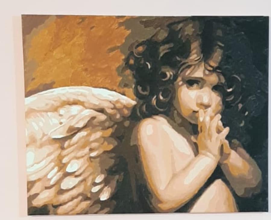 Guardian Angel - Pictură pe numere - Pictorul Fericit
