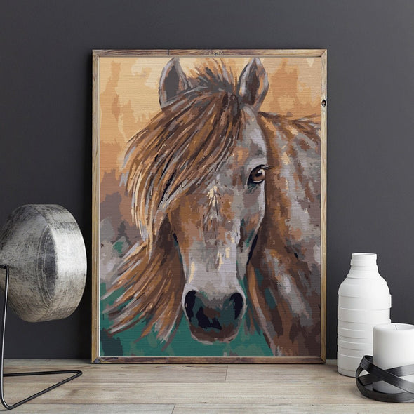 Horse beauty - Pictură pe numere - Pictorul Fericit
