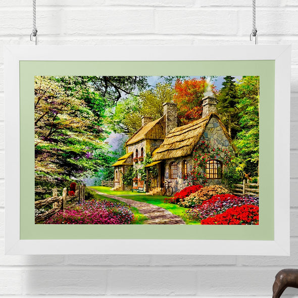 IDYLLIC HOUSE - Pictură pe numere - Pictorul Fericit