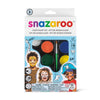 Kit pictură pe față, pentru băieți, 8 culori și pensulă, 3 ani+ Snazaroo