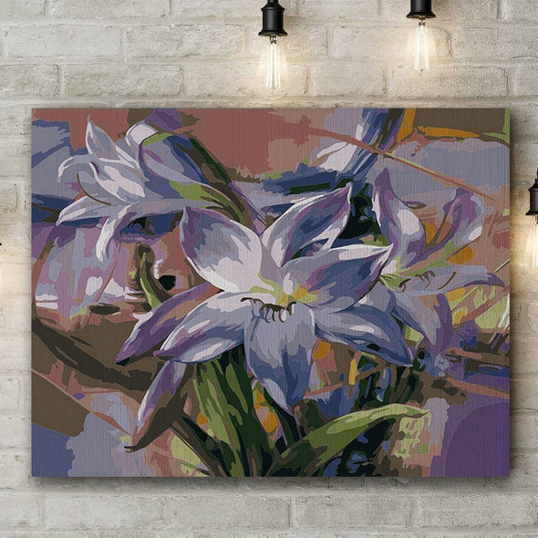 Lilies - Pictură pe numere - Pictorul Fericit