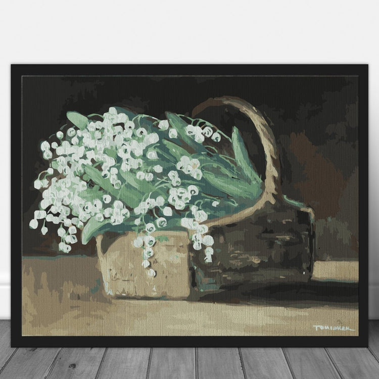 Lillies of the valley - Pictură pe numere - Pictorul Fericit - Pictorul Fericit