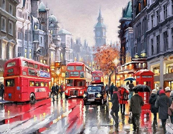 London Street (Whitehall) - Pictură pe numere - Pictorul Fericit