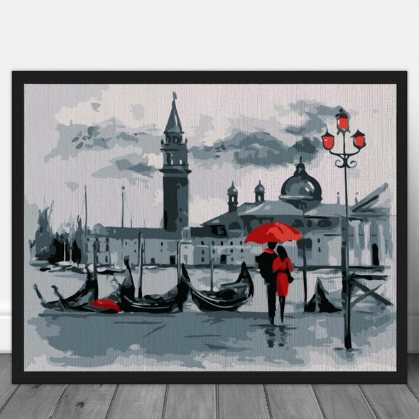 Love in Venice - Pictură pe numere - Pictorul Fericit