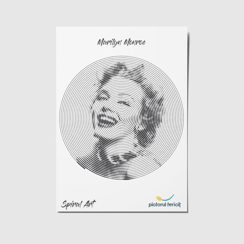 Marilyn Monroe - Spiral Art