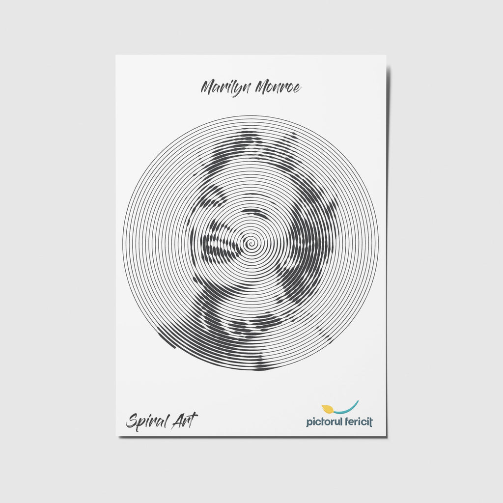 Marilyn Monroe - Spiral Art - Pictorul Fericit