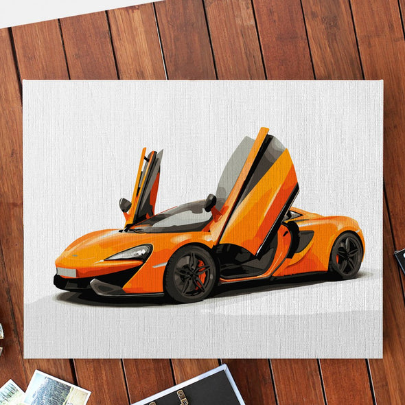 McLaren - Pictură pe numere - Pictorul Fericit