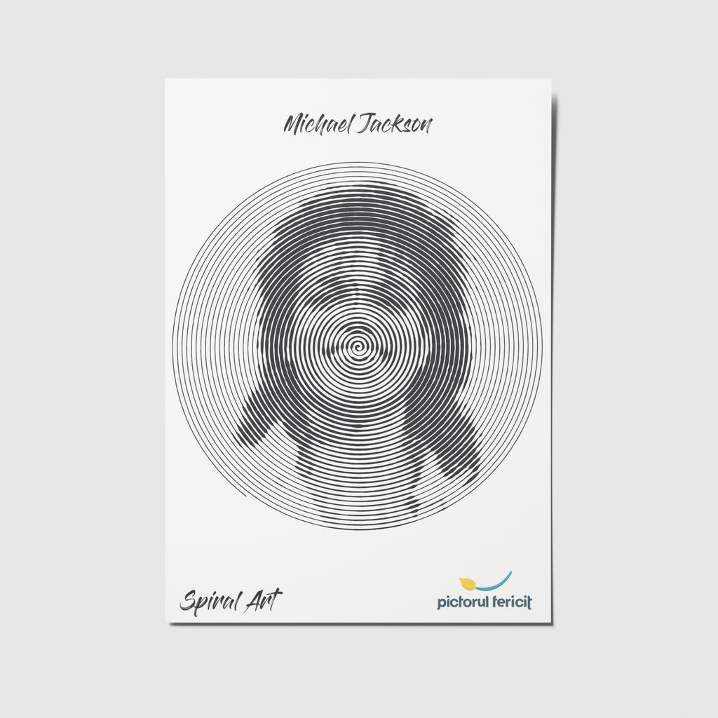 Michael jackson - spiral art