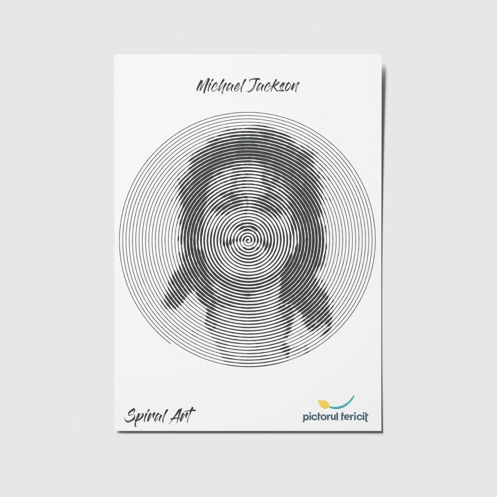 Michael Jackson - Spiral Art - Pictorul Fericit