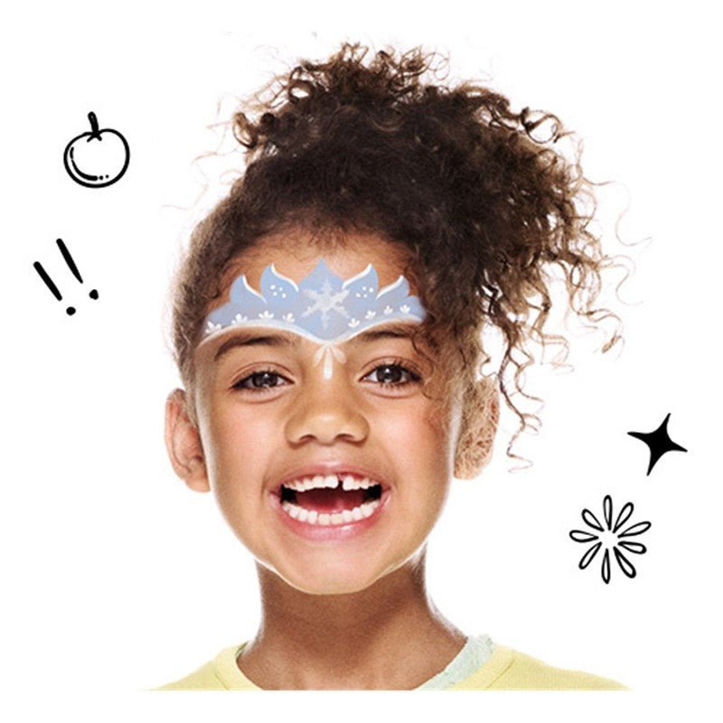 Mini set pictură pe față, culori netoxice, testate dermatologic, ușor de curățat, Ice Fairy, 3 ani+, Snazaroo - Pictorul Fericit
