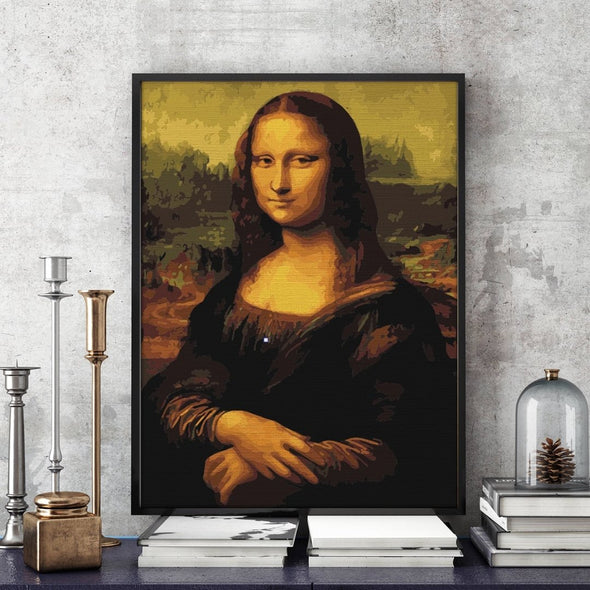 Mona Lisa - Pictură pe numere - Pictorul Fericit
