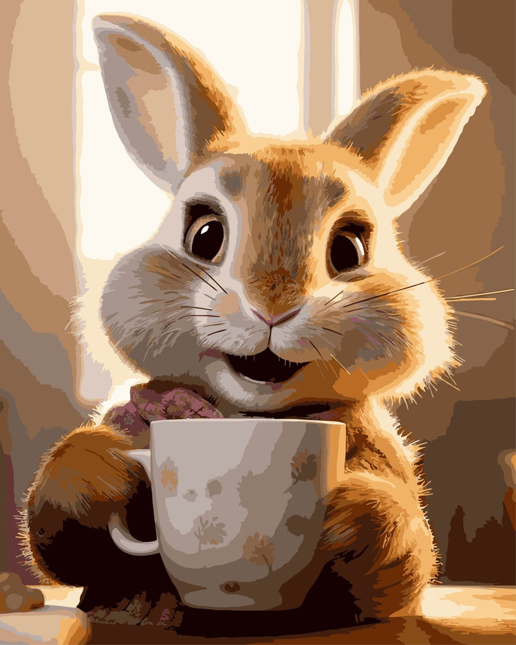 Morning joy - Pictură pe numere - Pictorul Fericit