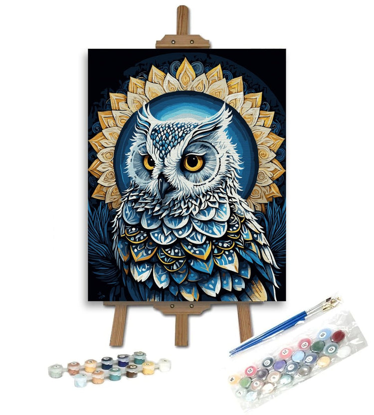 Night guardian - Pictură pe numere - Pictorul Fericit