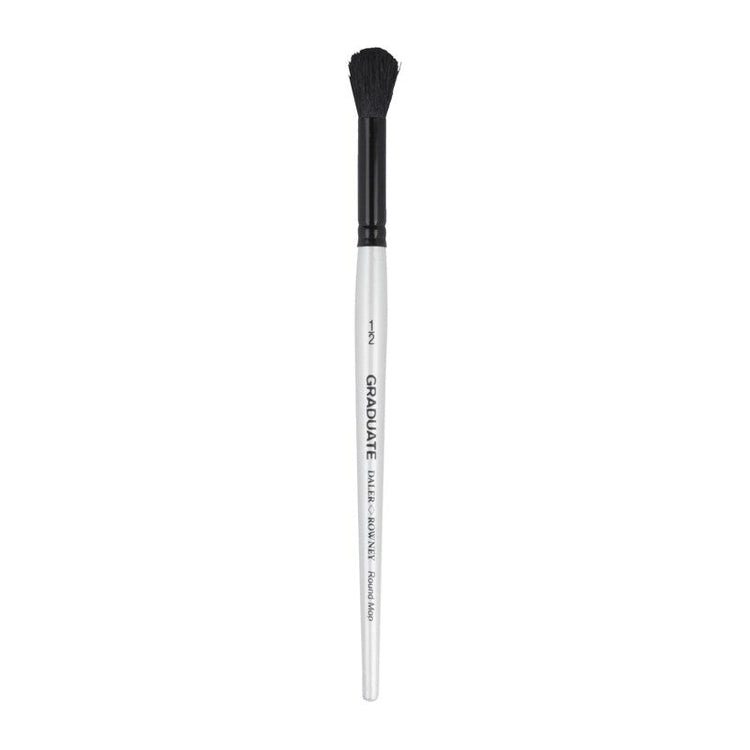 Pensulă pentru pictură, tip mop, păr capră, mâner scurt, 3/4, 1/2, Graduate Daler Rowney - Pictorul Fericit