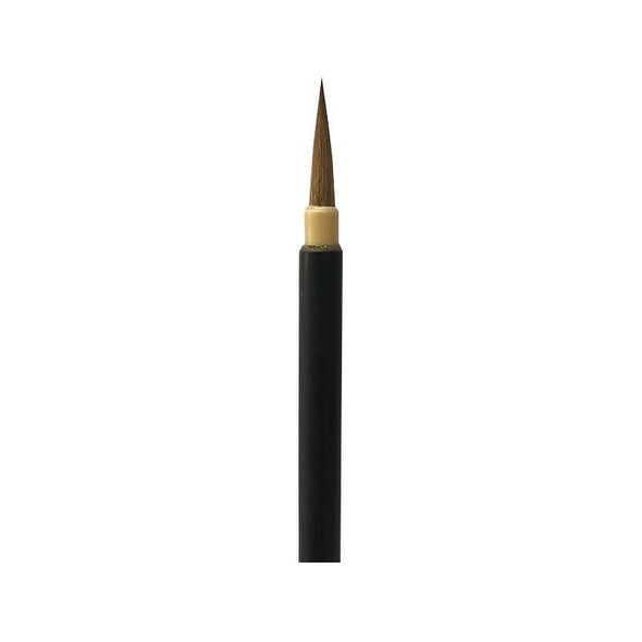 Pensulă zibelină, cu mâner scurt din bambus, de tip liner, 20 mm, 23 mm, Atelier AT10 - Pictorul Fericit