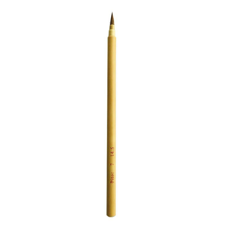 Pensulă zibelină, formă rotundă, cu mâner bambus, seria 7, 12.5 mm, 14.5 mm, 19.5 mm, Atelier - Pictorul Fericit