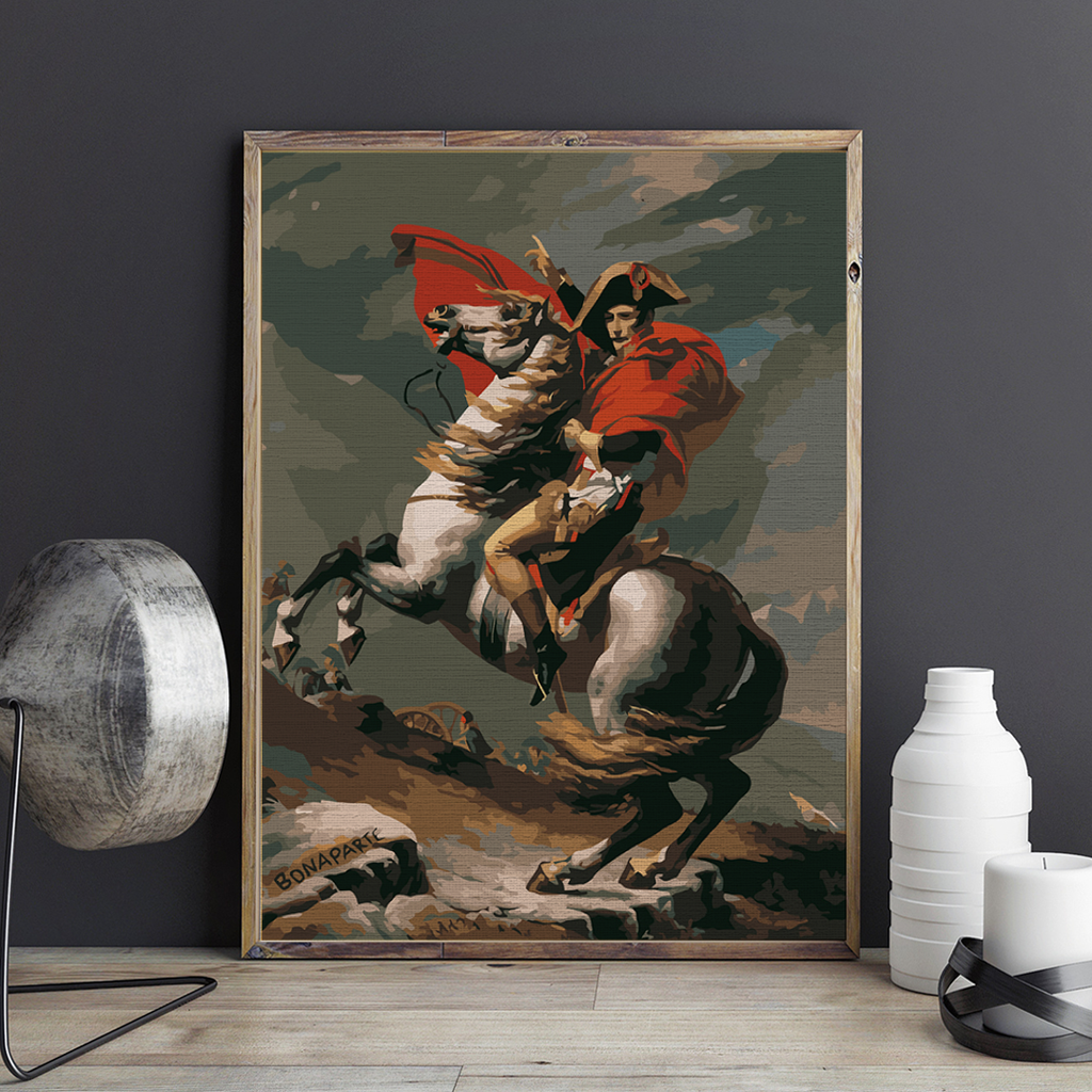 Napoleon Bonaparte (napoleon Crossing The Alps)- Pictura Pe Numere