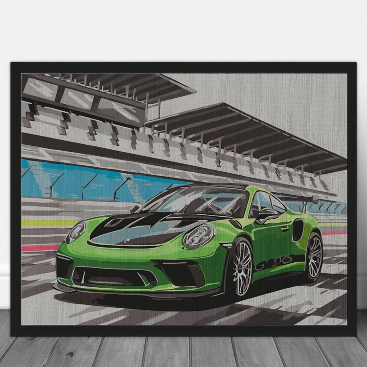 Porche - Pictură pe numere - Pictorul Fericit