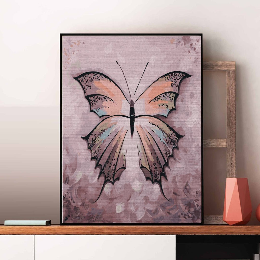 Powerful butterfly - Pictură pe numere - Pictorul Fericit
