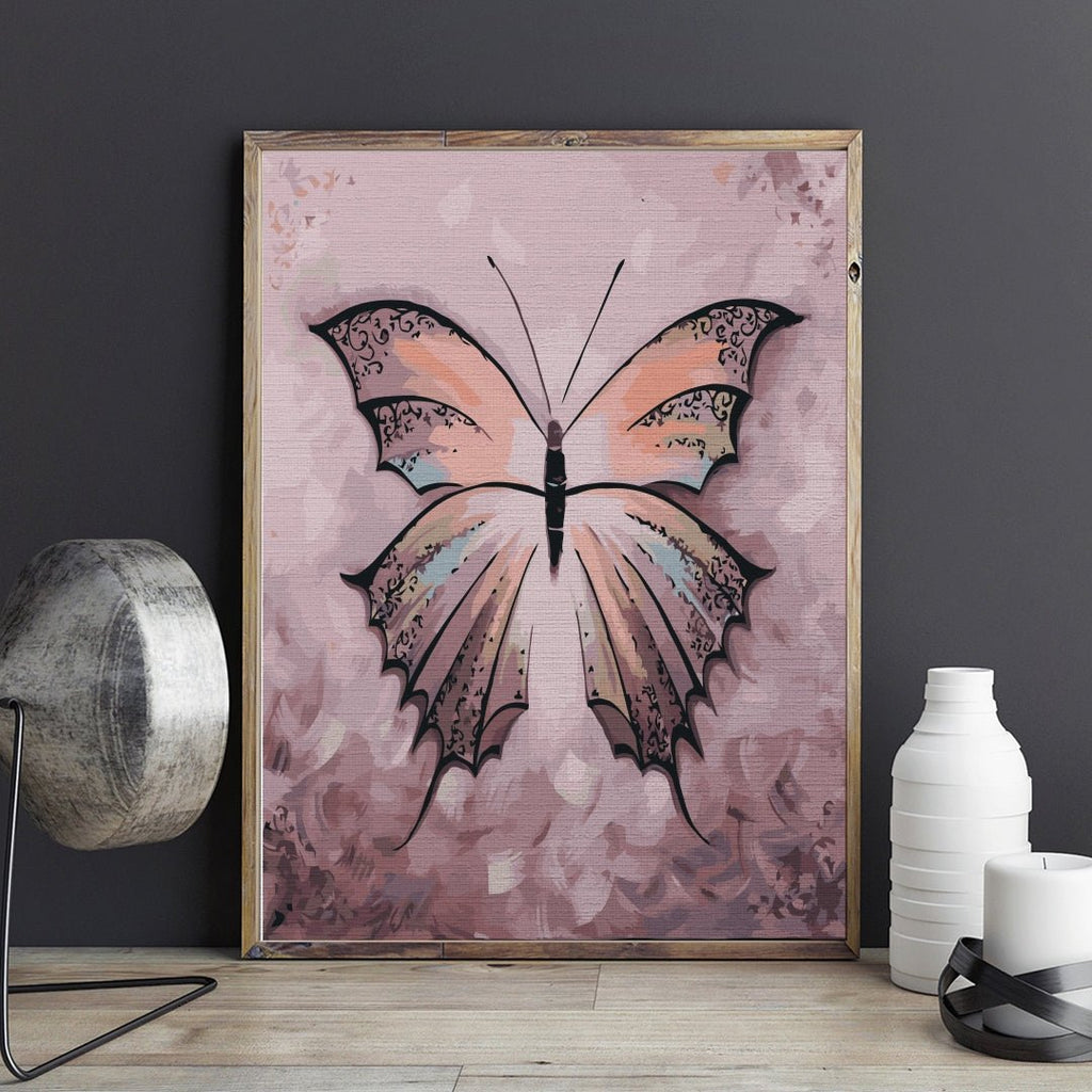 Powerful butterfly - Pictură pe numere - Pictorul Fericit