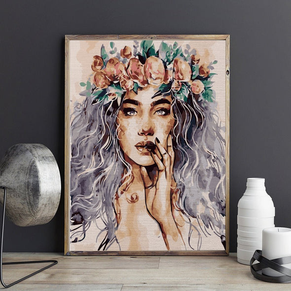 Queen of beauty - Pictură pe numere - Pictorul Fericit