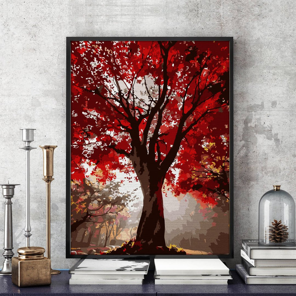 Red Leaves - Pictura Pe Numere