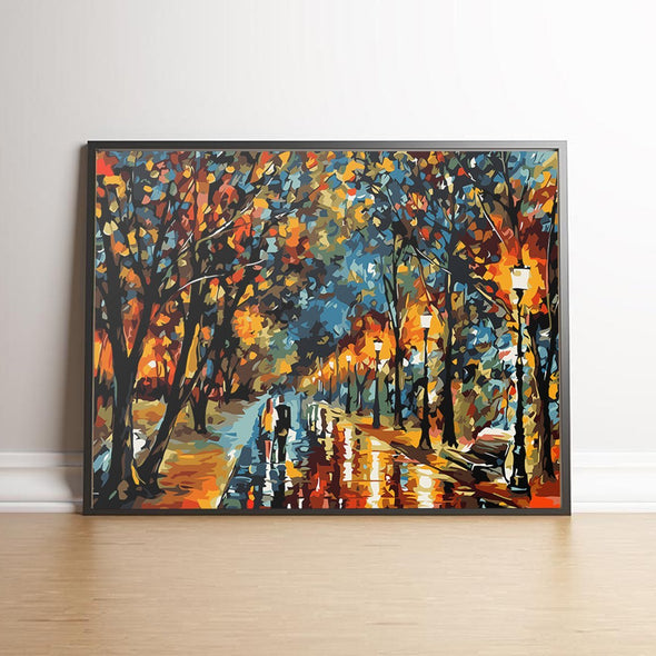 Romantic Walk - Pictură pe numere - Pictorul Fericit