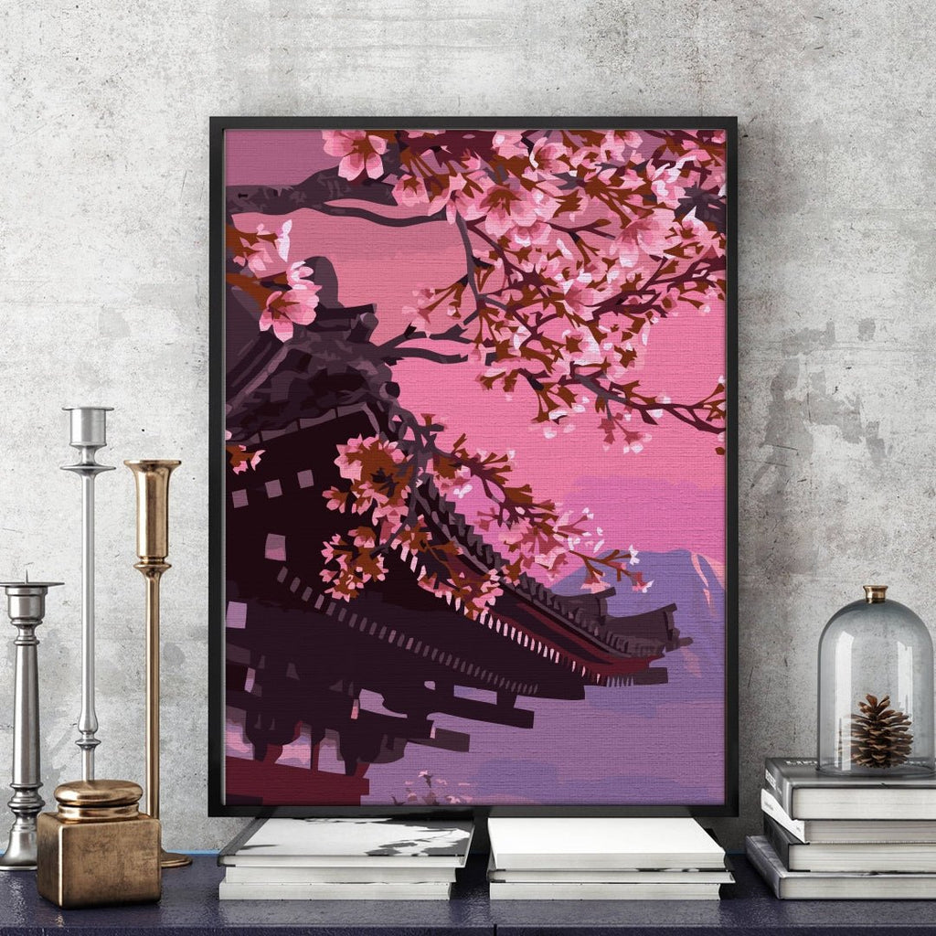 Sakura - Pictură pe numere - Pictorul Fericit