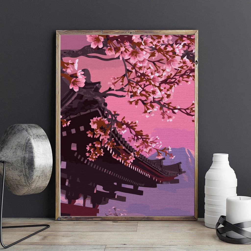 Sakura - Pictura Pe Numere