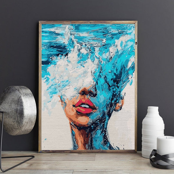 Sea woman - Pictură pe numere - Pictorul Fericit