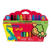 Set 10 creioane cerate colorate pentru copii, lavabile, netoxice, testate dermatologic, Giotto Be-be