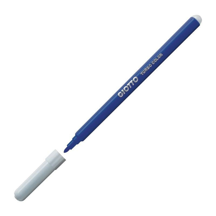Set 12 carioci netoxice pentru copii, culori intense, testate dermatologic, Giotto Turbo Color - Pictorul Fericit